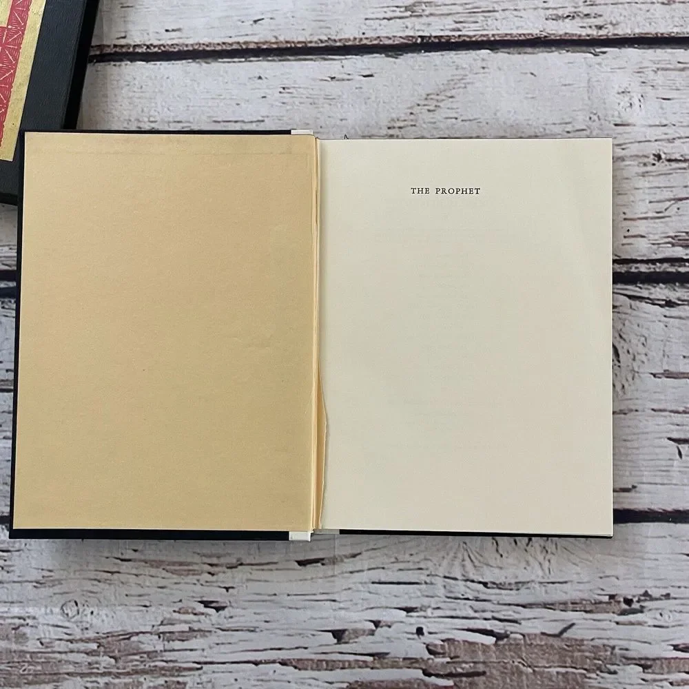 The Prophet‎ by Kahlil Gibran 1989 30th Printing Knoff Slip Case Borzoi Book HC